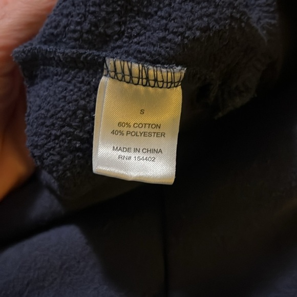 Georgetown Women's Small Navy and Yellow Hoodie - Picture 12 of 12